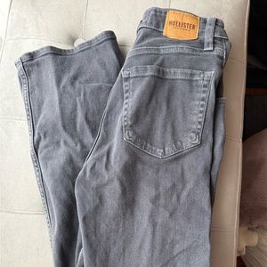 Hollister Gray Dad Jeans
